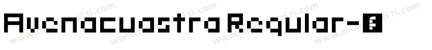 Avenacuastra Regular字体转换
